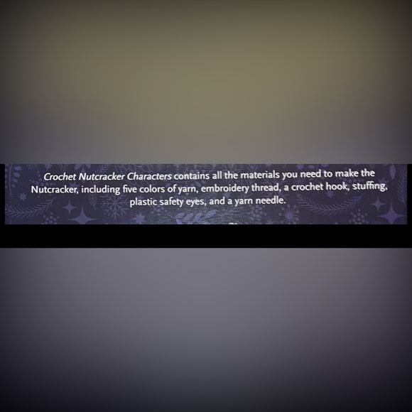 CROCHET NUTCRACKER CHARACTERS CROCHET KIT CHRISTMAS BRAND NEW SEALED - Picture 15 of 16